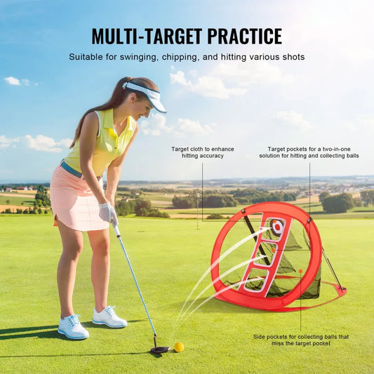 FL-P256 - VEVOR Indoor/Outdoor Golf Chipping Net for Year-Round Practice