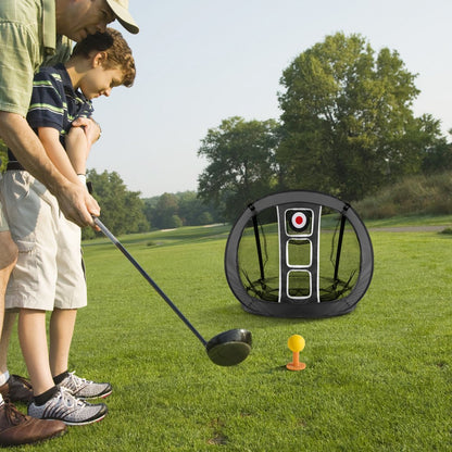 FL-078 - Durable 2.8x2.4FT Golf Chipping Net with Accessories