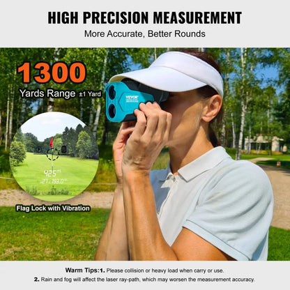 PF230 - Accurate Golf Rangefinder up to 1300 Yards for Precision