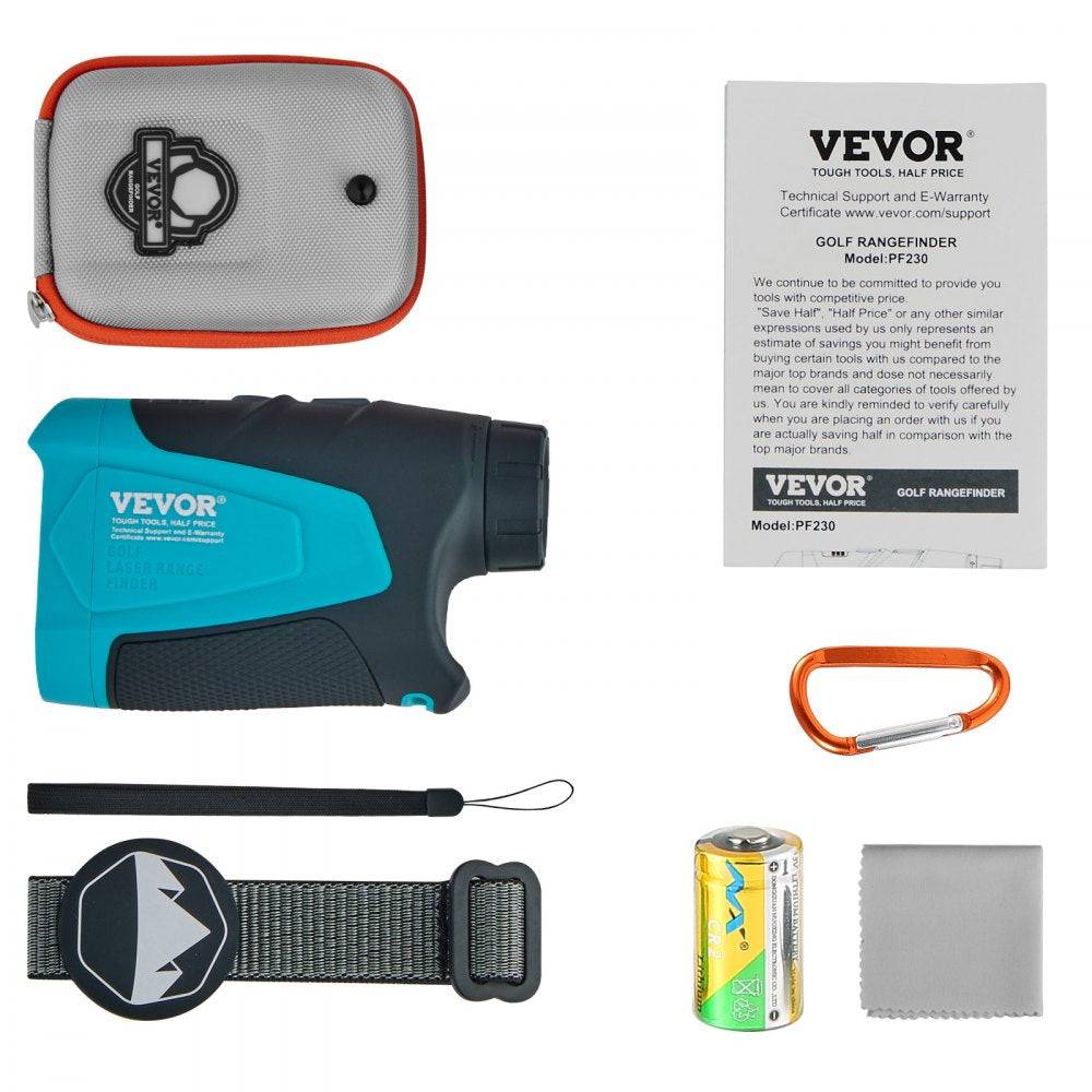 PF230 - 900 Yards VEVOR Golf Rangefinder with 6X Magnification