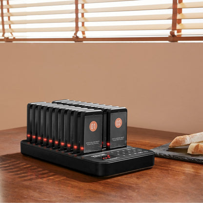 P30 - Reliable 400m Wireless Pager System for Restaurants and Businesses