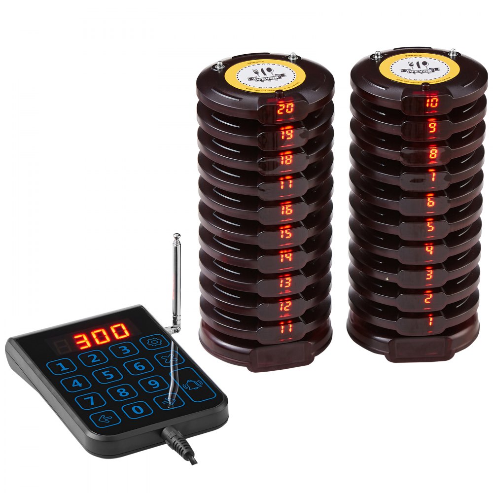 YY-R108 - 500m Wireless Queue Management System for Restaurants & More