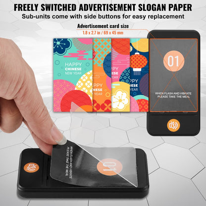 P70 - Wireless 400m Restaurant Pager System with Vibration & Flash Alerts