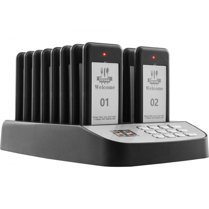 YY-F100-433 - Wireless 500m Restaurant Pager System with 16 Beepers