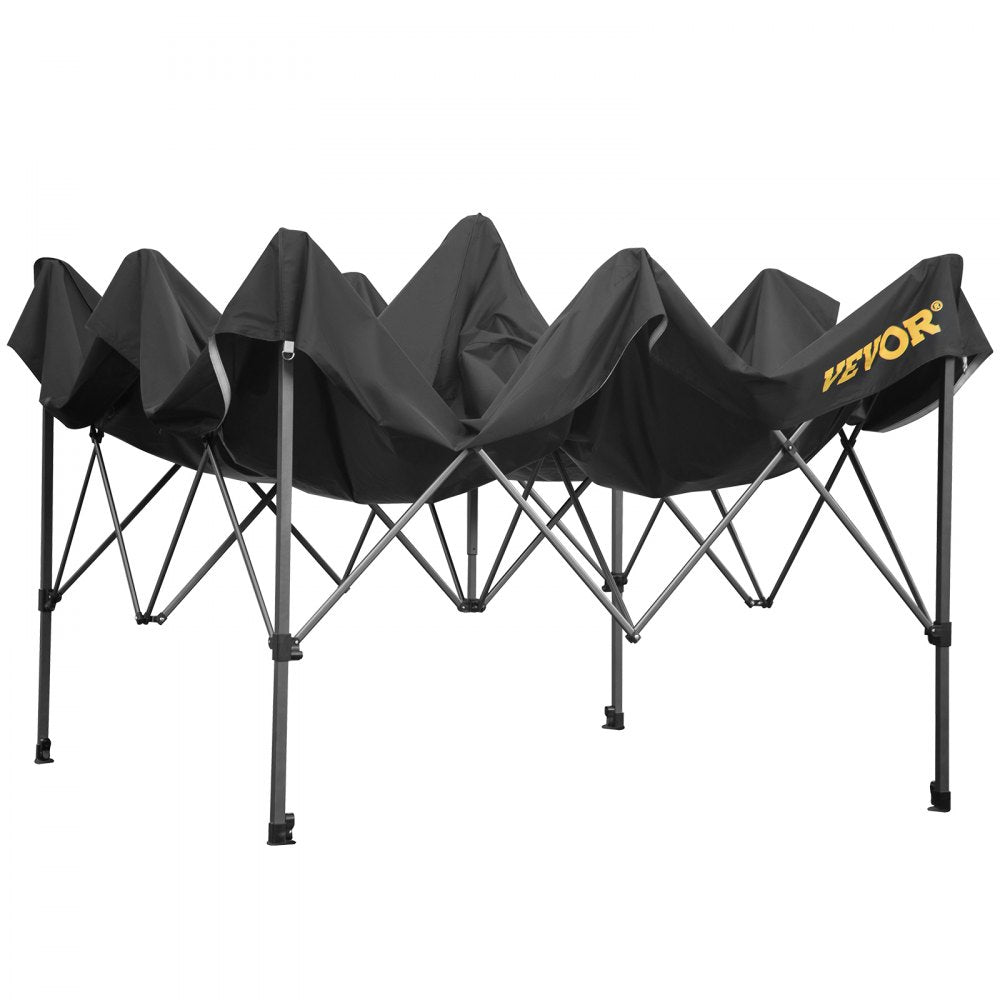 010493634733 - 10x10 FT VEVOR Pop-Up Canopy Tent with Removable Sidewalls