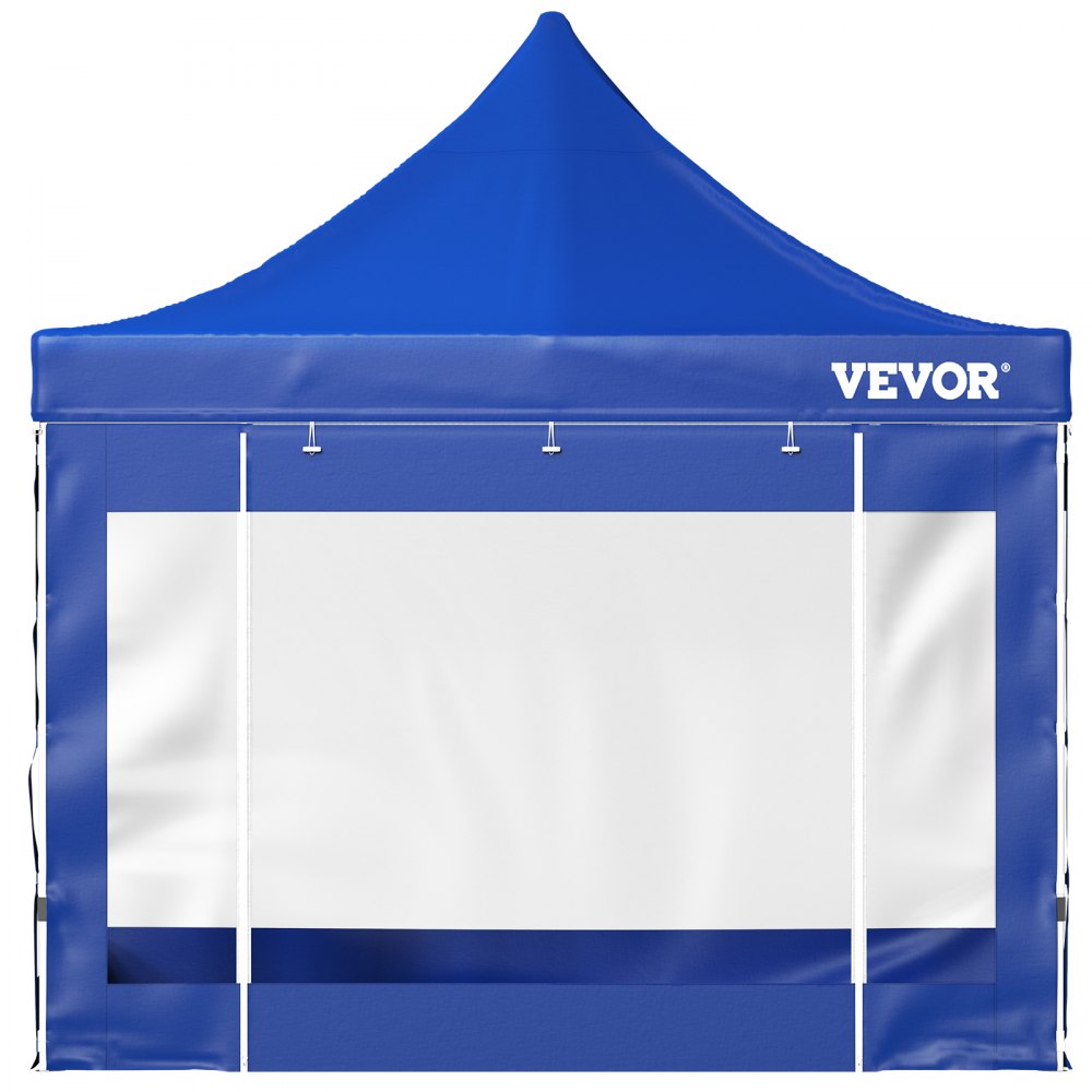 010645324772 - Waterproof 10x10 ft Pop-Up Canopy Tent with Clear Sidewalls