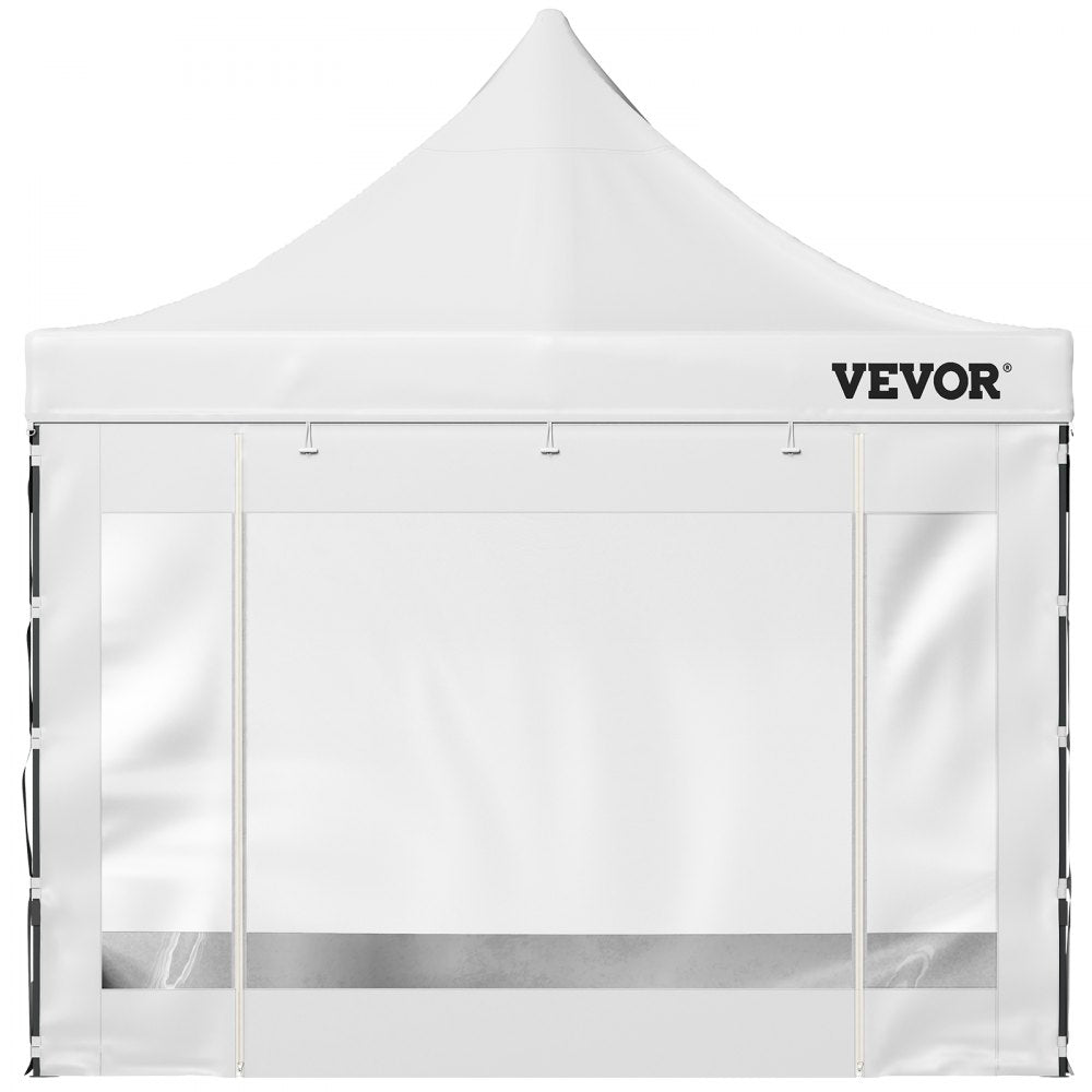 010747809967 - 10x10 ft Waterproof Canopy Tent with Clear Sidewalls