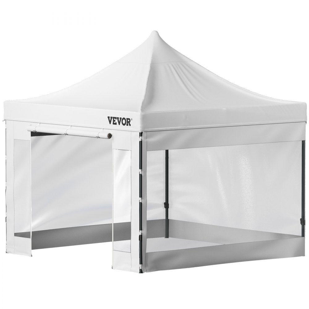 010747809967 - 10x10 ft Waterproof Canopy Tent with Clear Sidewalls