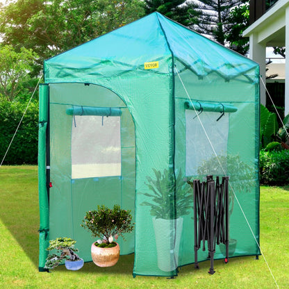 VV-PWG-P0604 - Portable 6' x 4' Walk-in Greenhouse for All-Season Gardening