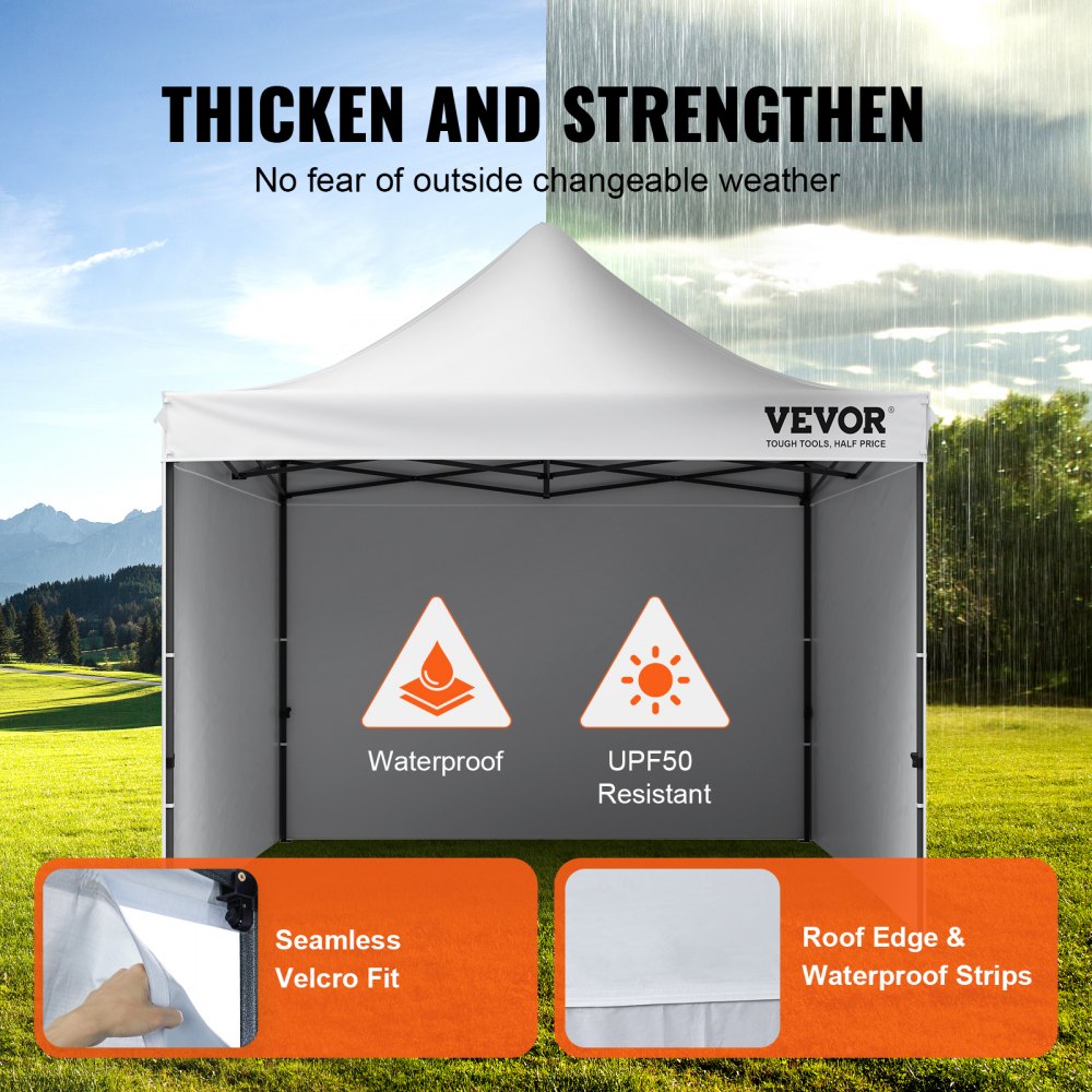 010319834328 - 10x10 FT Portable Canopy Tent with UPF 50+ Protection