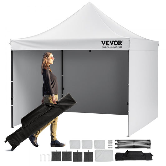 010319834328 - 10x10 FT Portable Canopy Tent with UPF 50+ Protection