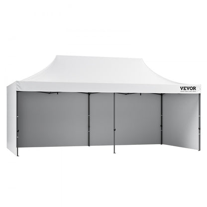 010448488818 - 10x20 FT Waterproof Canopy with Removable Sidewalls & Adjustable Heights