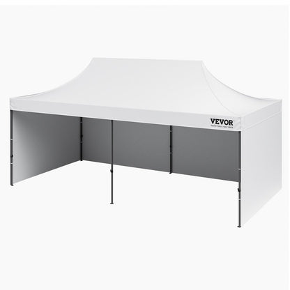 010448488818 - 10x20 FT Waterproof Canopy with Removable Sidewalls & Adjustable Heights