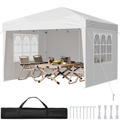 ZYP-3X3 - Durable 10' x 10' Canopy with Sidewalls for Outdoor Gatherings