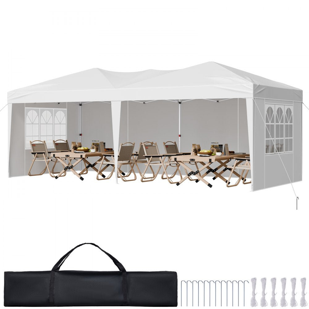 ZYP-3X6 - 10' x 20' Sturdy Canopy with Sidewalls for Outdoor Events