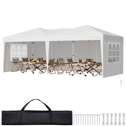 ZYP-3X6 - 10' x 20' Sturdy Canopy with Sidewalls for Outdoor Events