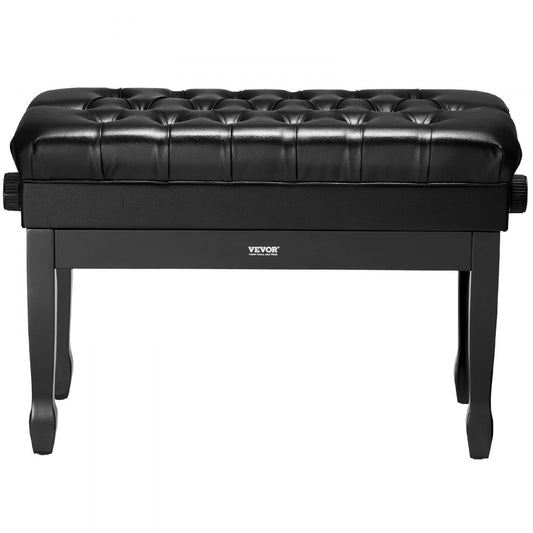 SUD-7 - Adjustable Duet Piano Bench, 26.5" Padded Seat, 400 lbs Capacity