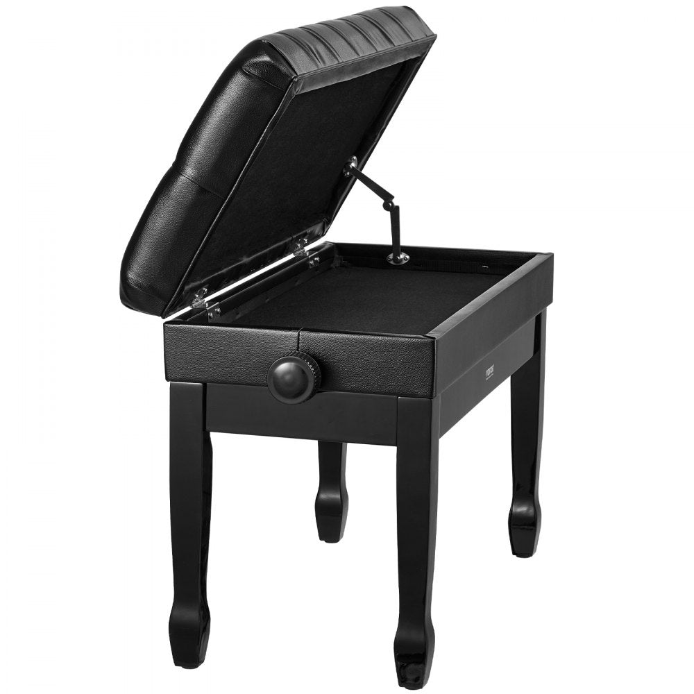 SUD-7 - Adjustable Duet Piano Bench, 26.5" Padded Seat, 400 lbs Capacity