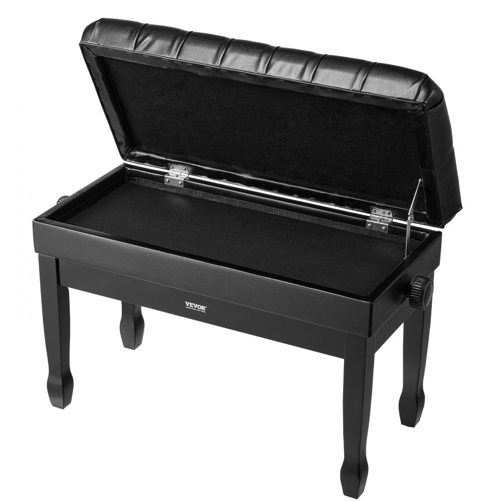 SUD-7 - Adjustable Duet Piano Bench, 26.5" Padded Seat, 400 lbs Capacity