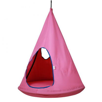 LYY006 - 32" Kids Swing Chair with Tent, Durable Oxford Fabric
