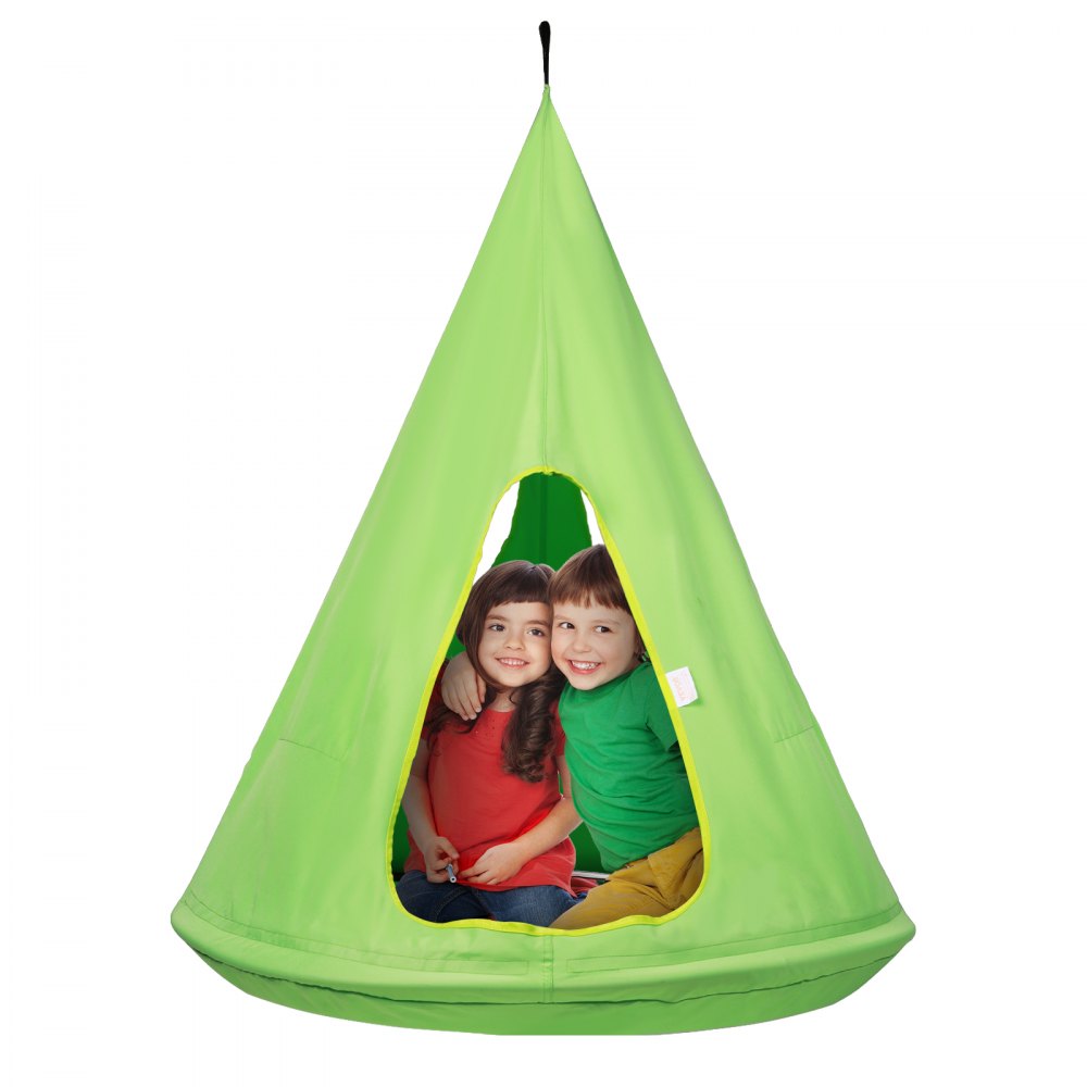 LYY008 - VEVOR Kids Nest Swing Chair with Tent & Adjustable Rope, 250 lbs Capacity