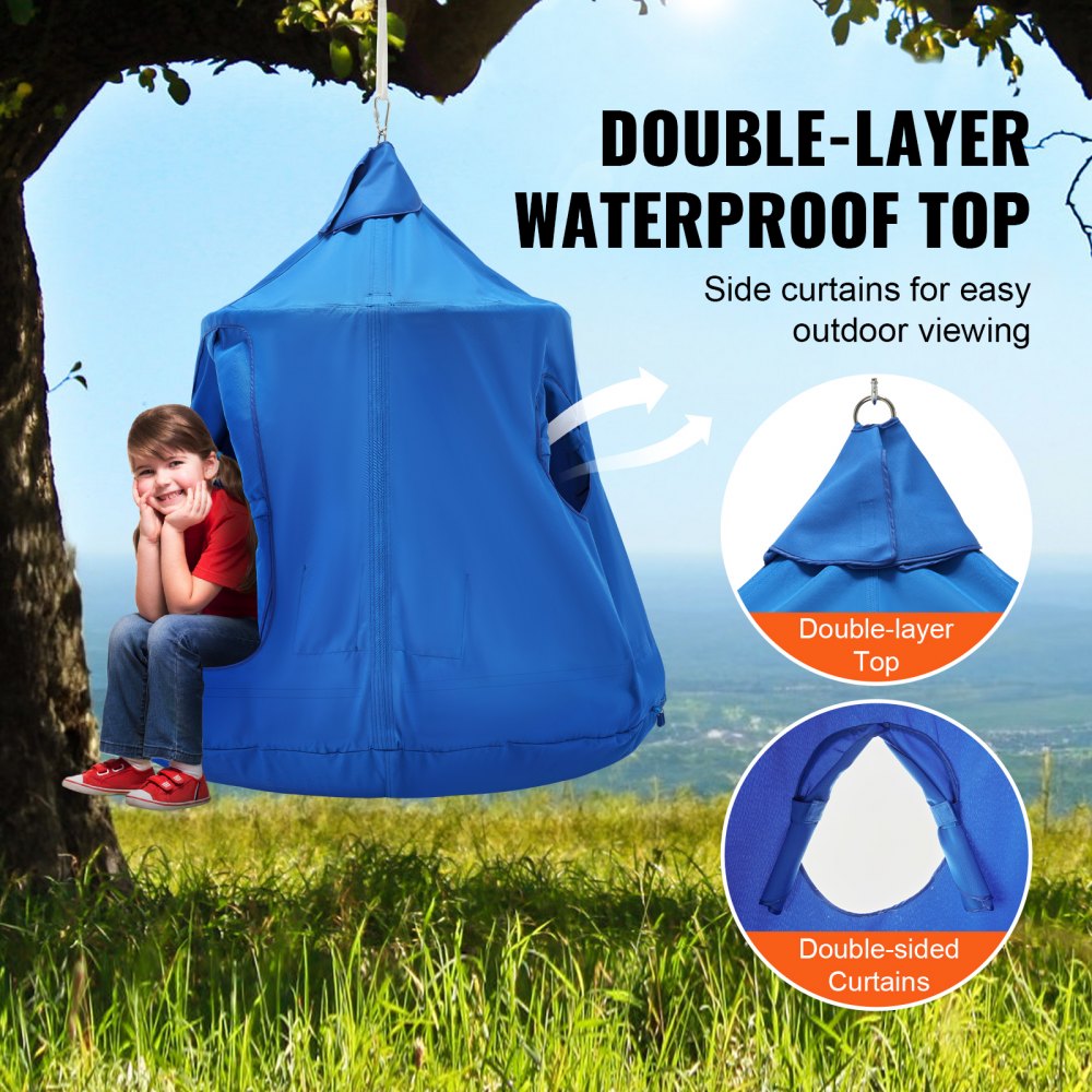 SW134-TZ-9 - 330LB Waterproof Hanging Tent for Kids with Inflatable Base
