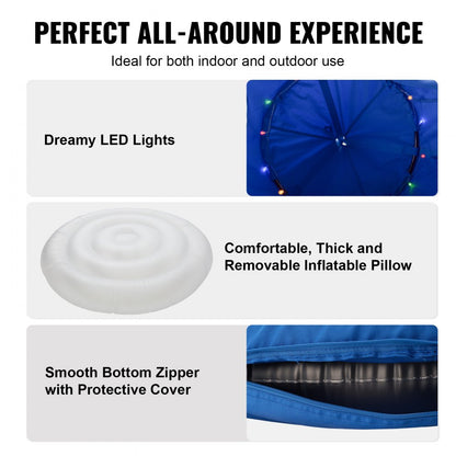 SW134-TZ-9 - 330LB Waterproof Hanging Tent for Kids with Inflatable Base