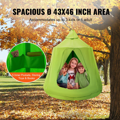 SW134-TZ-8 - 600D Waterproof Kids Tree Tent, 330lbs Capacity, Indoor & Outdoor Usage