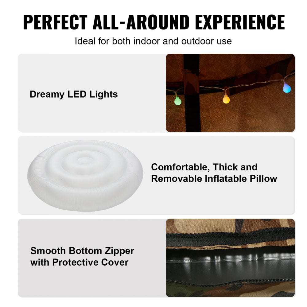 SW134-TZ-11 - Spacious Tree Tent Swing for Kids, 330 lbs Capacity