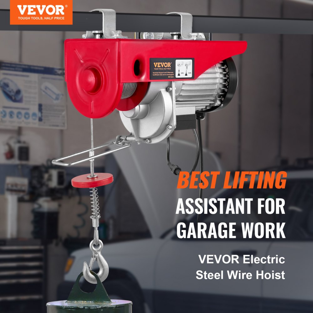 010976282700 - 1320 lbs Electric Hoist for Efficient Material Handling