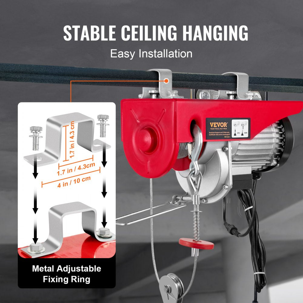 010976282700 - 1320 lbs Electric Hoist for Efficient Material Handling