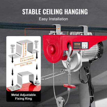 010976282700 - 1320 lbs Electric Hoist for Efficient Material Handling