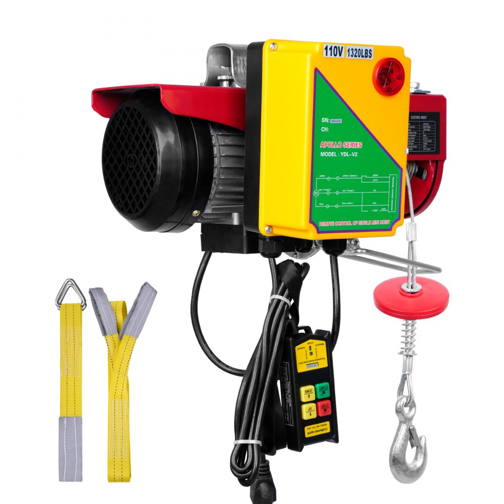 010976282700 - 1320 lbs Electric Hoist for Efficient Material Handling