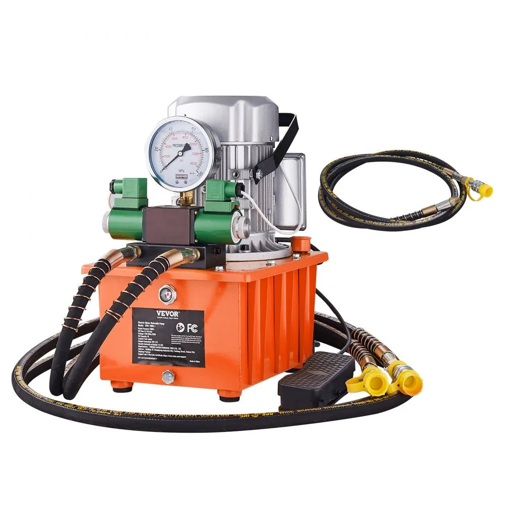 GYB-700AⅡ - 750W Electric Hydraulic Pump, 10,000 PSI Power
