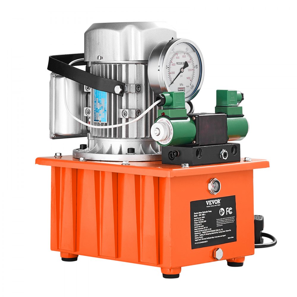 GYB-700AⅡ - 750W Electric Hydraulic Pump, 10,000 PSI Power
