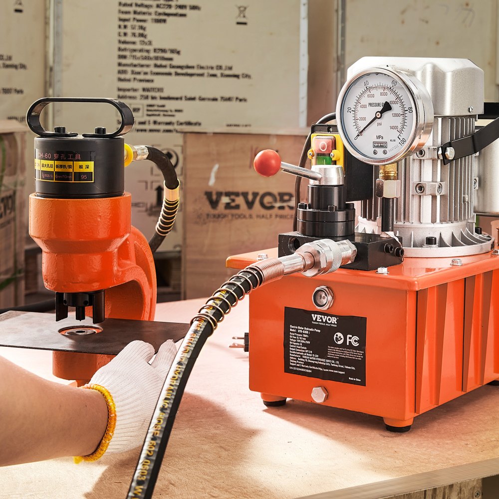 GYB-630BⅡ - High-Power VEVOR Electric Hydraulic Pump, 10,000 PSI, 750W