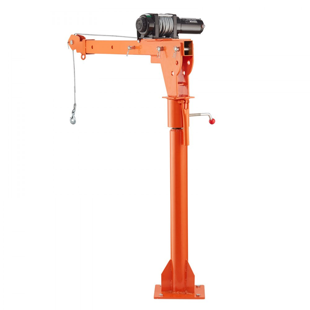 GZB80263-1100-12V - 1100 lbs VEVOR 360° Truck Crane Hoist with Adjustable Settings