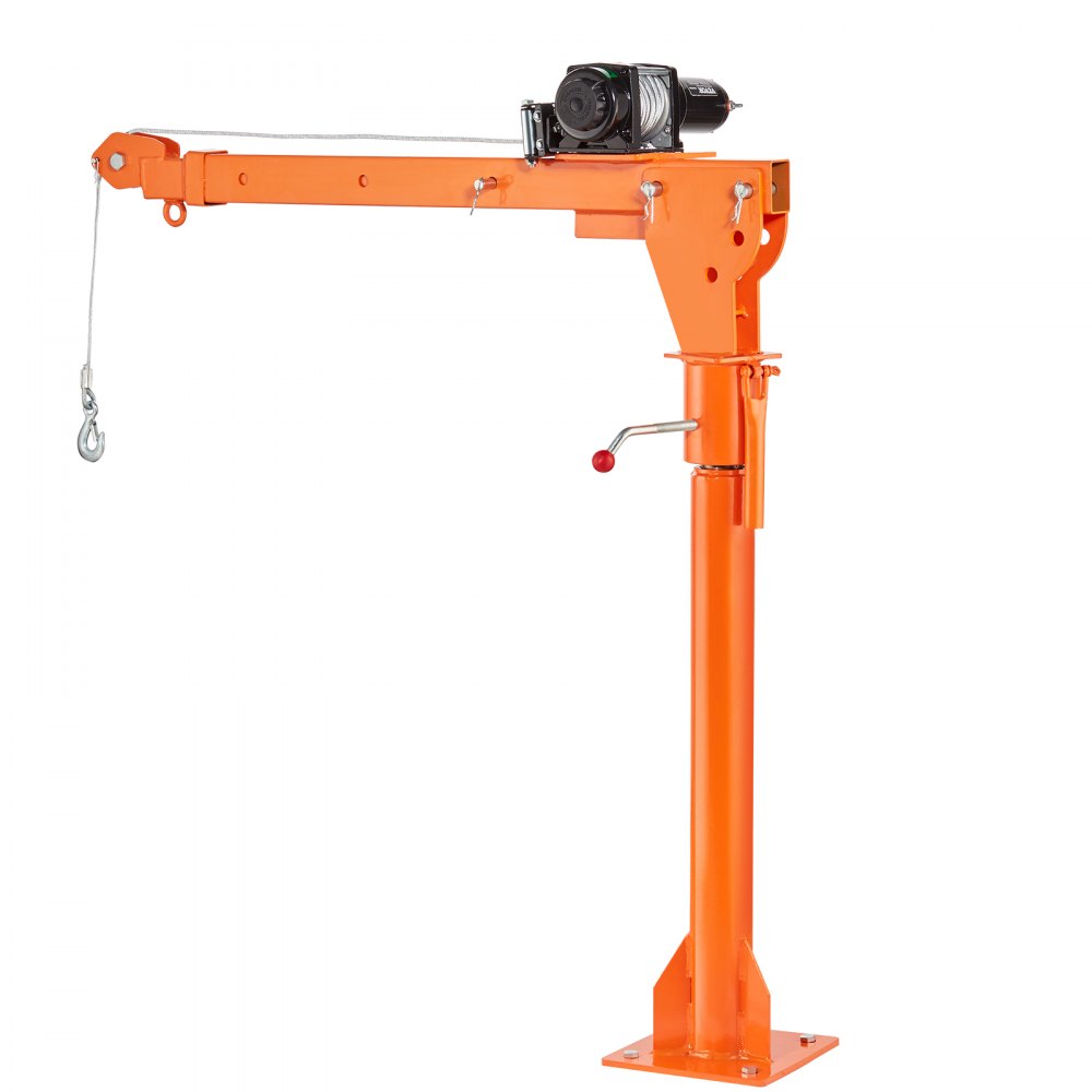 GZB80263-1100-12V - 1100 lbs VEVOR 360° Truck Crane Hoist with Adjustable Settings