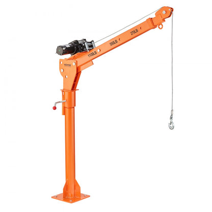 GZB80263-1100-12V - 1100 lbs VEVOR 360° Truck Crane Hoist with Adjustable Settings