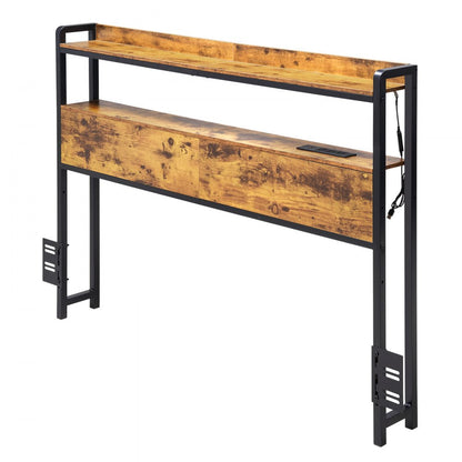 YJXCTJ-003 - Vintage Headboard with RGB Lights & Power Strips