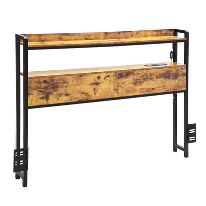 YJXCTJ-003 - Vintage Headboard with RGB Lights & Power Strips