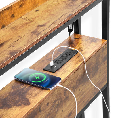 YJXCTJ-003 - Vintage Headboard with RGB Lights & Power Strips