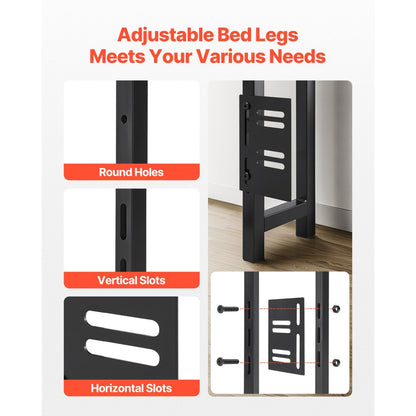 YJXCTJ-004 - Vintage Queen Headboard with Power Strips & RGB Lights