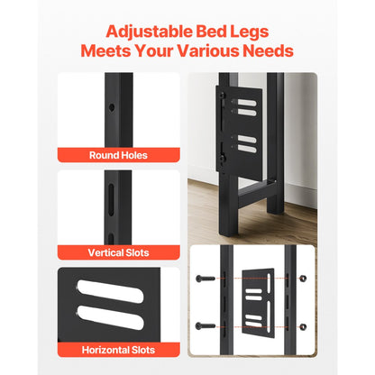 YJXCTJ-002 - Vintage Style King Headboard with LED Lights & Storage