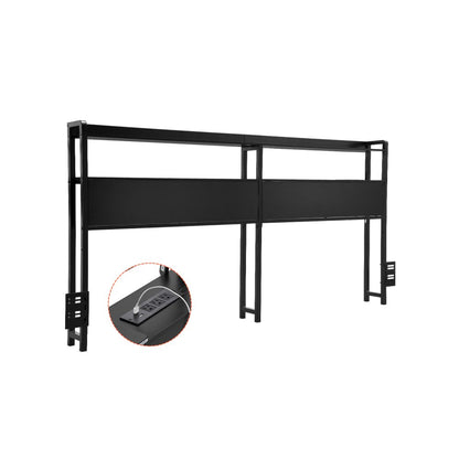 YJXCTJ-002 - Vintage Style King Headboard with LED Lights & Storage