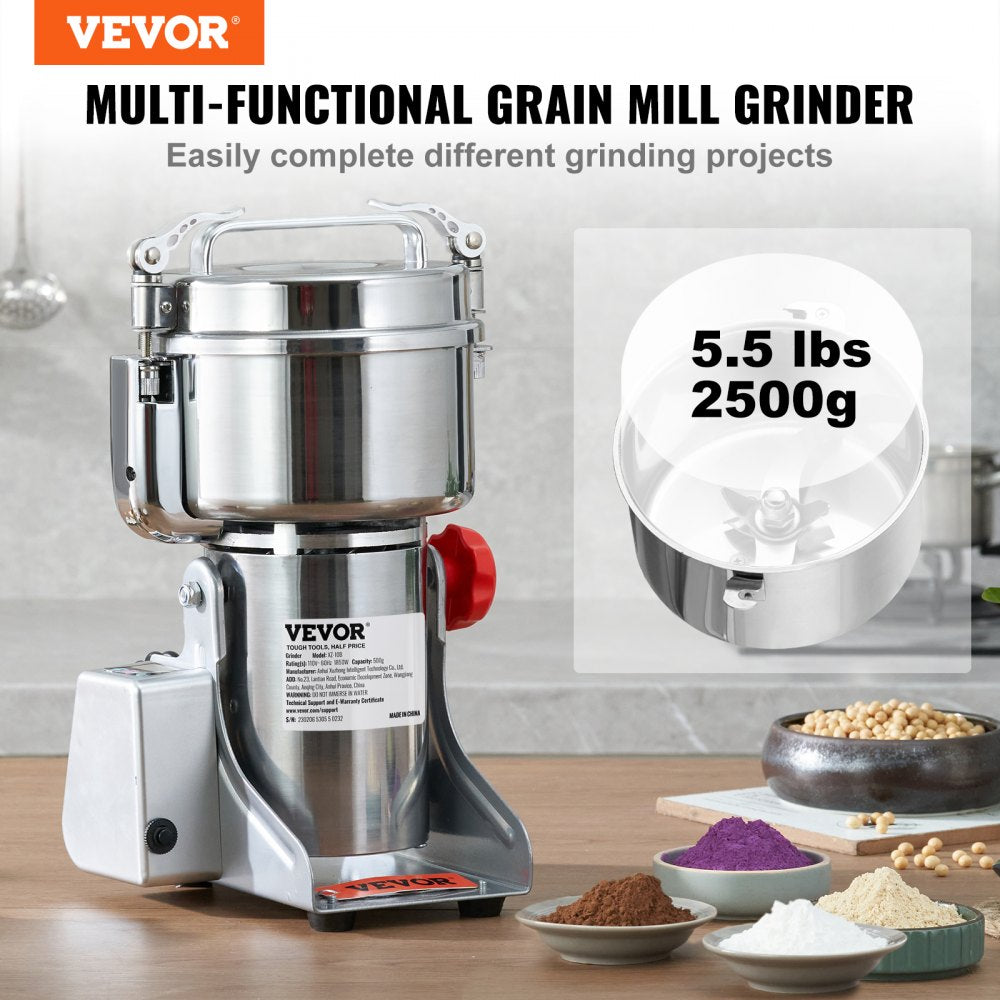 XZ-10B High-Speed 2500g Electric Grain Mill for Efficient Grinding