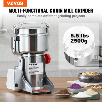 XZ-10B High-Speed 2500g Electric Grain Mill for Efficient Grinding