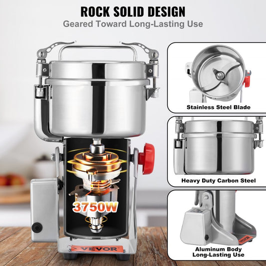 XZ-10B High-Speed 2500g Electric Grain Mill for Efficient Grinding