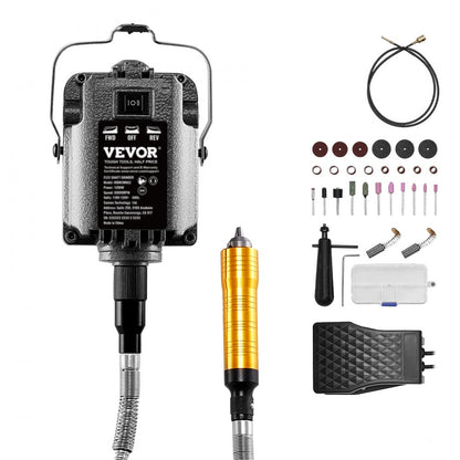 JHDMJMNA2 - 1200W Flex Shaft Grinder with 35-Inch Flexible Shaft