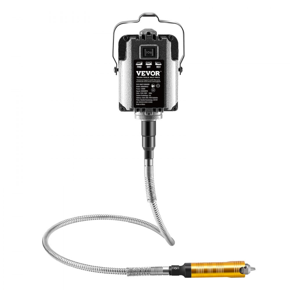 JHDMJMNA2 - 1200W Flex Shaft Grinder with 35-Inch Flexible Shaft